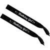 Beistle 2 Piece Glittered Birthday Girl Satin Fabric Sashes for Sweet 16 and 21st Party Decorations Supplies, 33″ x 4″, Black/Silver