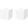 Beistle 2 Piece White Card Box Holders for Weddings, Baby Shower, Birthday and Graduation Celebrations(All-Purpose “Receiving-Box”)