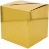 Beistle 2 Piece White Card Box Holders for Weddings, Baby Shower, Birthday and Graduation Celebrations(Foil All-Purpose Card Box – Gold)