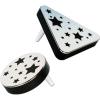 Beistle 20-Count BKGD Plastic Metallic Noisemakers, Gold/Black Premium Party Supplies, NYE Favors for Celebrations, Gatherings, & Festivities, 3”x4.4”(Black/Silver)