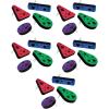 Beistle 20-Count BKGD Plastic Metallic Noisemakers, Gold/Black Premium Party Supplies, NYE Favors for Celebrations, Gatherings, & Festivities, 3”x4.4”(Multicolor)
