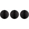 Beistle 24 Piece Honeycomb Tissue Paper Balls Hanging Birthday Party, Baby, Graduation Celebrations, Bridal Shower Decorations, 12″, Golden Yellow(Black)