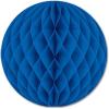 Beistle 24 Piece Honeycomb Tissue Paper Balls Hanging Birthday Party, Baby, Graduation Celebrations, Bridal Shower Decorations, 12″, Golden Yellow(Blue)