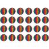 Beistle 24 Piece Red, White and Green Tissue Balls for Christmas, Mexican, Italian Decorations, 12″(Rainbow)