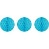Beistle 24 Piece Red, White and Green Tissue Balls for Christmas, Mexican, Italian Decorations, 12″(Turquoise)