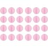 Beistle 24-Piece Tissue Balls in Pink, Decorative Ceiling/Wall Hanging for Birthday, Bridal/Baby Shower, Anniversary, Events, Parties, 12″