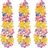 Beistle 3 Piece 40″ Polyester Fabric Sunrise Floral Hawaiian Leis For Luau Party Supplies And Tropical Themed Favors
