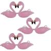 Beistle 3 Piece Glittered Flamingo Novelty Glasses For Luau Party Favors, Hawaiian Theme Photo Booth Props(Glittered Flamingo Fanci-frames – (3 Pack))