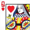 Beistle 32 Piece Queen Of Hearts Casino Themed Tableware Paper Napkins for Las Vegas Party Supplies