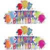 Beistle 3-D Happy Birthday Centerpieces, 8.75″ x 15.5″, Set of 2 – Multicolored Balloon Milestone Party Table Decorations(Baby Shower Money Tree)