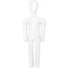 Beistle 4 FT 6 in Inflatable Body for Murder Mystery Crime Scene Party Halloween Decorations, 54″, White(1)