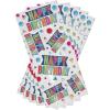Beistle 50 Piece Happy Birthday Cellophane Treat Bags For Party Favors, Cookies, Candies, Includes Twist Ties