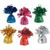Beistle 50804-ASST Metallic Wrapped Balloon Weights. Contains 12 Metallic Balloon Weights.