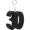 Beistle 54751-30 Glittered “30” Photo Balloon Holder(Glittered “30” Photo/Balloon Holder)