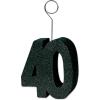 Beistle 54751-30 Glittered “30” Photo Balloon Holder(Glittered “40” Photo/Balloon Holder)