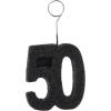 Beistle 54751-30 Glittered “30” Photo Balloon Holder(Glittered “50” Photo/Balloon Holder)