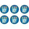 Beistle 6 Piece Birthday Boy Pinback Button Badge Pins for Party Favors Supplies, 2″, Blue/Multicolored