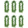 Beistle 6 Piece Tropical Fern Leaf Leis For Hawaiian Luau Party Favors, 420 Theme, 60’s Photo Booth Props, Celebrating With You Since 1900 (Pack of 2)(40″)