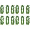 Beistle 6 Piece Tropical Fern Leaf Leis For Hawaiian Luau Party Favors, 420 Theme, 60’s Photo Booth Props, Celebrating With You Since 1900 (Pack of 2)(40″ (Pack of 2))