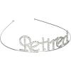 Beistle 60652 Retired Royal Rhinestone Tiara, Silver