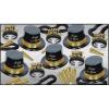 Beistle 88780NRBKG 1-Pack Decorative Legacy Party Assortments for 10 People, Gold