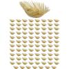 Beistle 96 Piece Nautical Beachcomber Palm Beach Straw Hats – Luau Party Supplies, Tropical Costumes