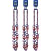 Beistle Beads(Patriotic Peace Sign Beads (9-Pack))