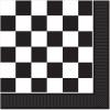 Beistle Black and White Check Lunch Napkins