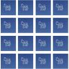 Beistle Blue Democratic Candidate Luncheon Napkin(Multicolor)
