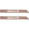 Beistle Bride to be Satin Sash, 33-Inch by 4-Inch(Bride To Be Glittered Sash)
