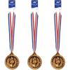 Beistle Bronze Medal w/Ribbon(3 piece)