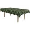 Beistle Camouflage Plastic Tablecover, Rectangular Camo Tablecloth for Military-Themed Birthdays, Camping Parties, Hunting Events, and Outdoor Celebration Decorations, 54” x 108”