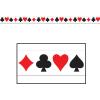 Beistle Casino Card Suit Party Tape, 3″ x 20′ -1 Pc, One Size, Red/Black/White(1 piece)
