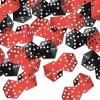 Beistle Dice Confetti, 0.5 oz, Red/Black