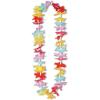 Beistle Floral Lei Necklace for Luau Party, 50 Pieces, Luau Party Favors