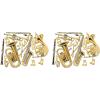 Beistle Gold Foil Musical Instruments Cutouts(Gold Foil Musical Instruments Cutouts (30-Pack))