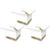 Beistle Grad Cap Favor Boxes, 31/4 by 31/4-Inch, Blue(Multicolor)