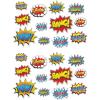 Beistle Hero Action Sign Cut Outs 24 Piece Comic Decorations Birthday Party Supplies 6” – 12.5”, Multicolored