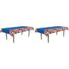 Beistle International Flag Tablecovers, Rectangular – Plastic Table Cloth, Around The World, Multicultural Travel Themed Party Decorations, International World Flags, 54″ x 108″, Multicolored, 2 Piece(108″ x 54″ (Rectangular) (Pack of 2))