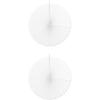 Beistle Jumbo Accordion White Paper Fans