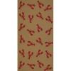 Beistle Lobster Kraft Paper Table Roll Multicolor