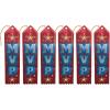 Beistle MVP Award Ribbons, 2 by 8-Inch, 6-Pack