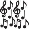 Beistle Mini Musical Notes Silhouettes(5.5″-10.25″)