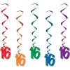 Beistle Number 16 Whirls Hanging Decorations