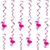Beistle Pink Flamingo Hanging Swirls (12 Pcs) – 1 Pack
