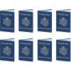 Beistle Set of 8 Around The World Passports, Global Adventure Travel Party Favors, Made In USA Since 1900
