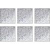 Beistle Silver Holographic Stars Confetti, 1/2-Ounce (CN054)(3 Ounces)