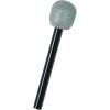 Beistle Silver and Black Glittered Microphone