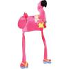 Beistle Soft Plush Fabric Mad Hatter Costume Accessories Unisex Hat Headwear(Flamingo Plush)