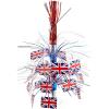 Beistle Union Jack Pennant Banner, 11″ x 12′, Red/White/Blue,59853(British Flag Cascade Centerpiece)